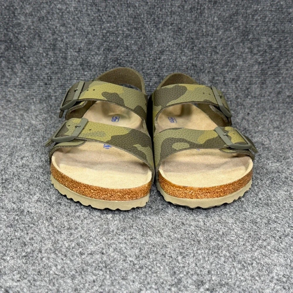 Birkenstock Milano Sandals‎ Men's 9 Desert Soil Camouflage Green Soft Footbed